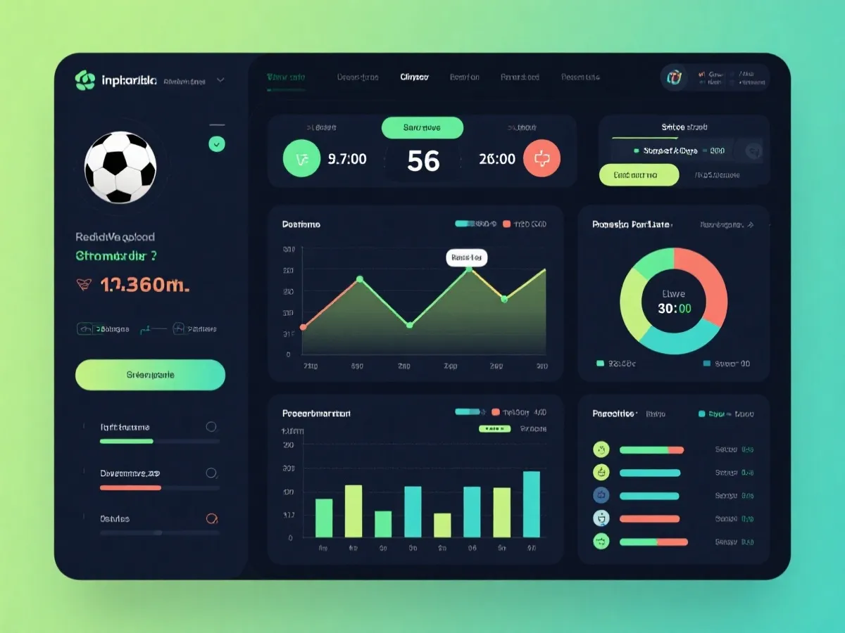 足球数据面板示意图